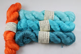 4-skein Sybaritic 100% silk Shawl Set JPDC