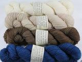 4-skein MoMF (merino/nylon) Shawl Set NHBB