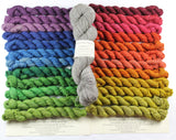 **SPOILERS** Homecoming Queen Unwrapped 12-pack Mini Skein Set Assimilate merino/yak/nylon Yarn