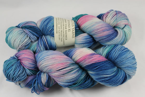 Star Shower Beyond XL MCN fingering weight extra length yarn
