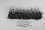 Hermie OOAK3 3-pack Gnome Mini Skein Set Kismet Fingering Weight Yarn