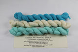 Hermie OOAK2 3-pack Gnome Mini Skein Set Kismet Fingering Weight Yarn