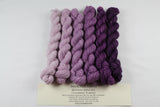 Purples Beyond MCN Mini Kit fingering weight yarn