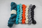 Another Koi in the Pond/Deep Victorious Koi Pond Shawl Kit fingering weight yarn