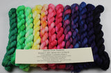 Garden Party 12 pack Mini Skein Set Kismet Fingering Weight Yarn