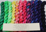 Garden Party 12 pack Mini Skein Set Kismet Fingering Weight Yarn
