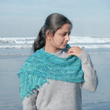 Valkyrie Victorious Soar Scarf Kit 100% superwash merino fingering weight yarn