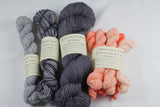 Corals Create Your Own Adventure Shawl Set Beyond MCN fingering weight yarn