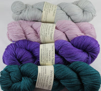 Extra yardage 4-skein Tenacity Shawl Set MWIT