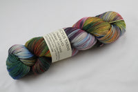 Octane Unafraid Superwash Merino/Nylon/Stellina fingering weight shimmer sock yarn