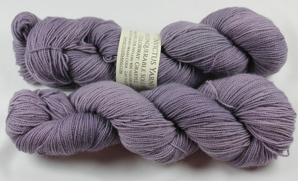 Grayple Unconquerable Sole BFL SW BFL/nylon fingering weight sock yarn