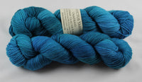 Glacier Kayak Unafraid Superwash Merino/Nylon/Stellina fingering weight shimmer sock yarn