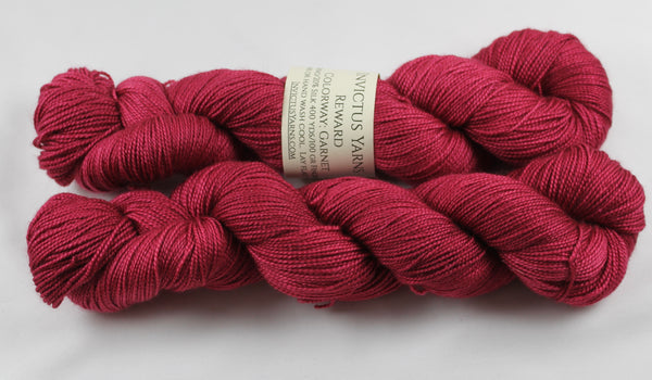 Garnet Reward 80/20 merino/silk fingering weight sock yarn