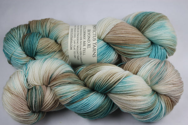Mr. Fell Beyond XL MCN fingering weight extra length yarn