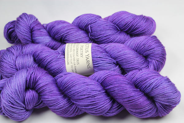 Iris Poetry merino/silk fingering weight yarn