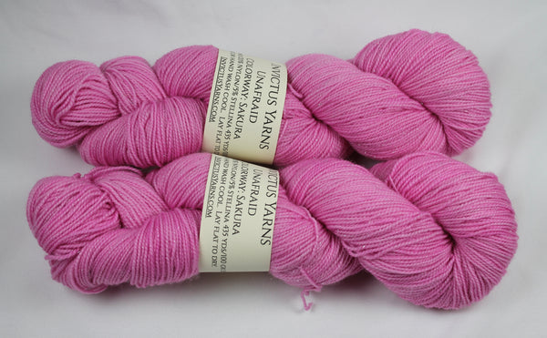 Sakura Unafraid Superwash Merino/Nylon/Stellina fingering weight shimmer sock yarn