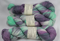 Hummingbird Unafraid Superwash Merino/Nylon/Stellina fingering weight shimmer sock yarn