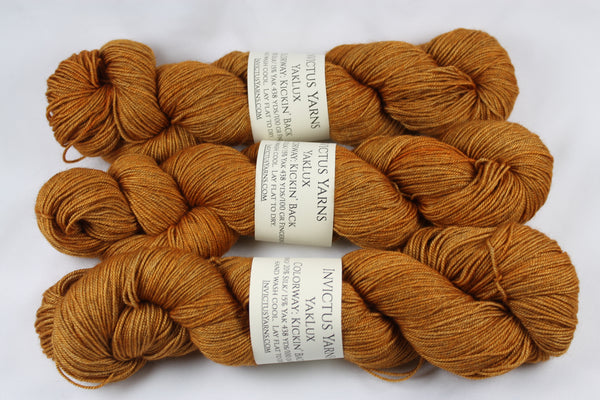 Kickin' Back YakLux Merino/Silk/Yak fingering weight yarn