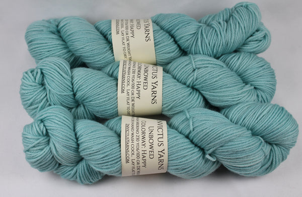 Happy Unbowed DK yarn 100% super wash merino