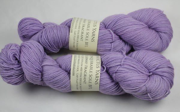 Fragrant Unconquerable Sole BFL SW BFL/nylon fingering weight sock yarn