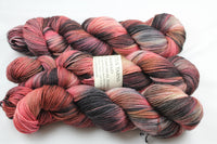 Continual Soiree Unafraid Superwash Merino/Nylon/Stellina fingering weight shimmer sock yarn