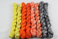 Koi Party 8 Mini Skein Set Kismet Fingering Weight Yarn