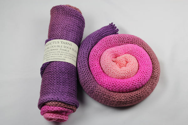Pinkle Double Sock Blank gradient Adventure SW Merino/Nylon fingering weight gradient yarn