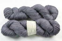 Charred Tenacity 80/20 merino/silk fingering weight yarn shawl length skein extra length