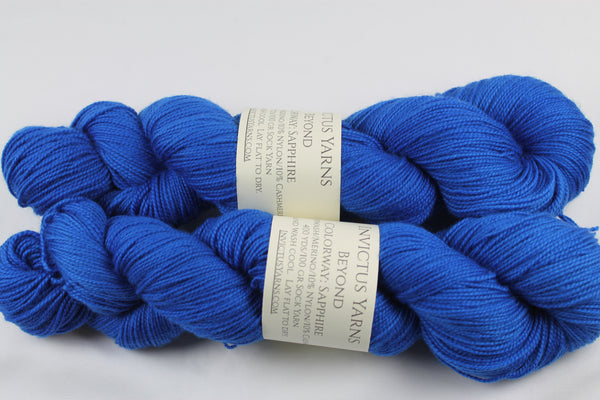 Sapphire Beyond 80/10/10 MCN fingering weight sock yarn