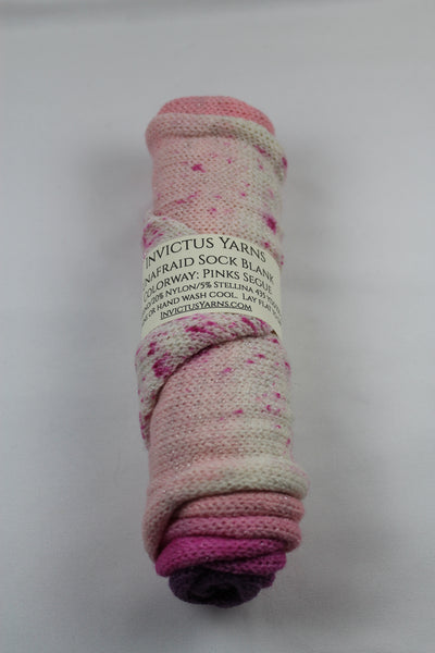 Pinks Unafraid Gradient Yarn Blanks Segue Shimmer  Yarn Fingering Weight