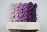 Purples Kismet 33gr Mini Kit fingering weight yarn