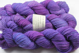 Don't Look Under the Lilacs Unafraid Superwash Merino/Nylon/Stellina fingering weight shimmer sock yarn