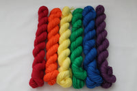 Rainbow Victorious Mini Kit fingering weight yarn