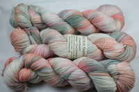 Tenderness Unafraid Superwash Merino/Nylon/Stellina fingering weight shimmer sock yarn