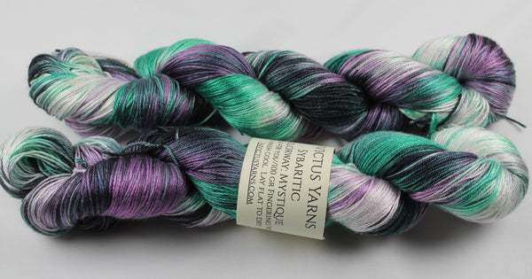 Mystique Sybaritic 100% silk fingering weight yarn