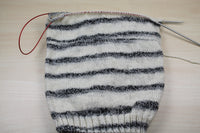 Teal Deer Zebra Twist Peruvian Highland Wool non-superwash  fingering weight yarn