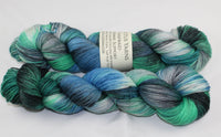 Support Unafraid Superwash Merino/Nylon/Stellina fingering weight shimmer sock yarn