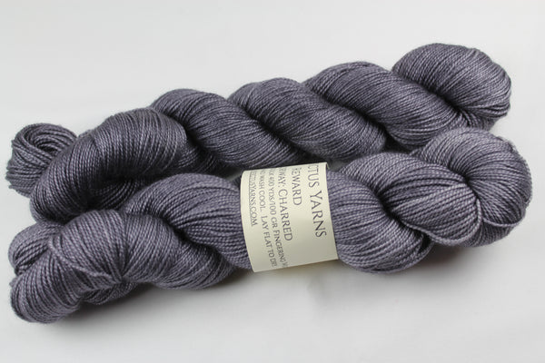 Charred Reward merino/silk sock yarn fingering weight sock yarn