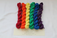 Rainbow Victorious Mini Kit fingering weight yarn