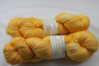 Fool's Gold Tenacity 80/20 merino/silk fingering weight yarn shawl length skein extra length