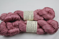 Berry Stained Fingers Sybaritic 100% silk fingering weight yarn