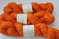 Pumpkin Spice Reward 80/20 merino/silk fingering weight sock yarn